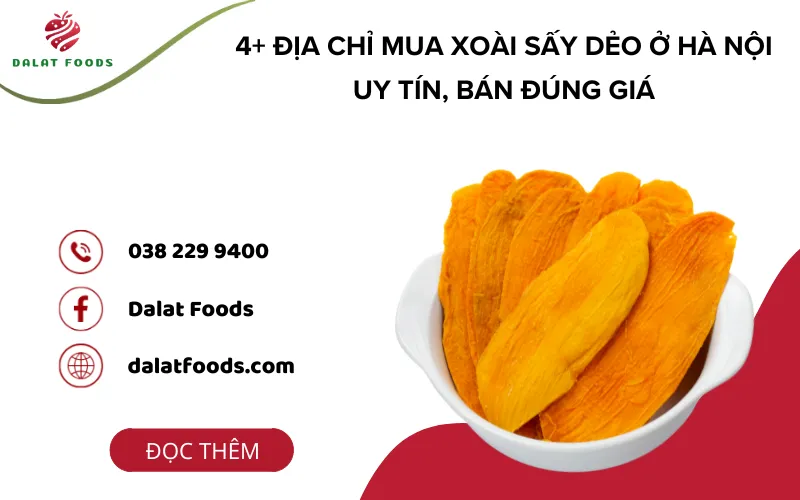 Mua xoài sấy dẻo ở Hà Nội