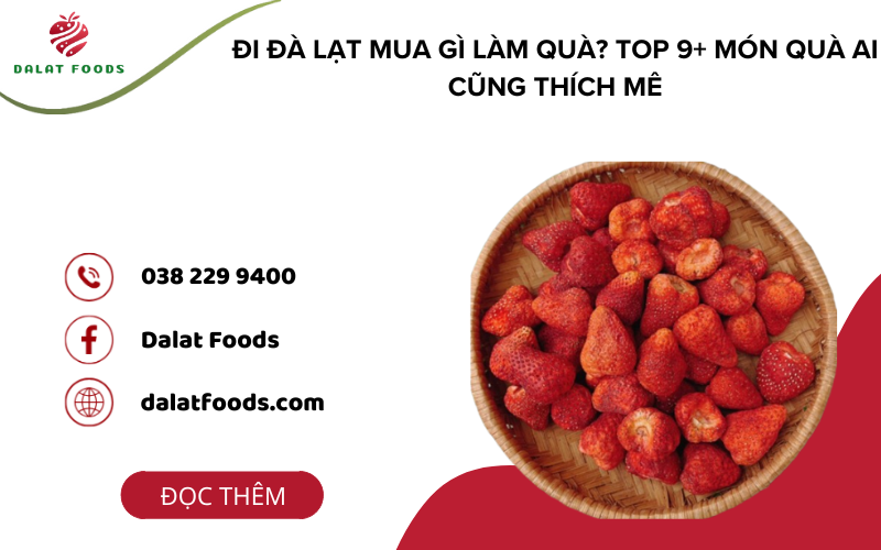 Đi Đà Lạt mua gì làm quà