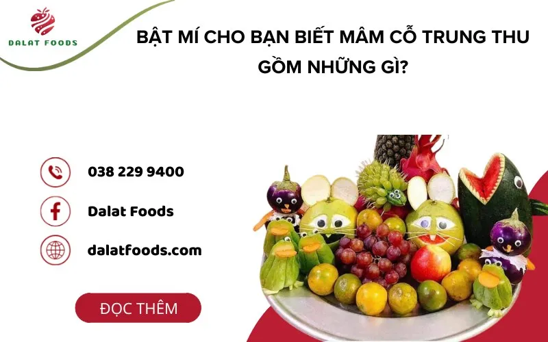 Mâm cỗ Trung Thu gồm gì