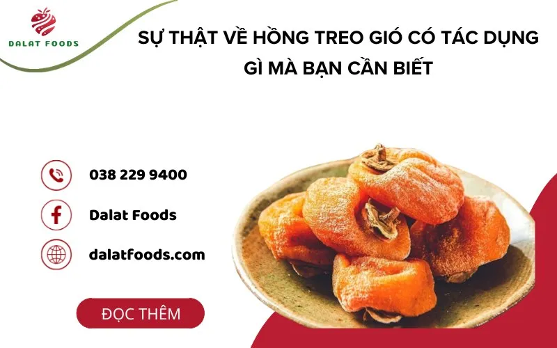 Hồng treo gió có tác dụng gì