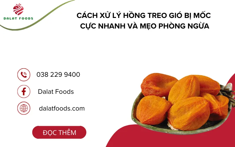 Xử lý hồng treo gió bị mốc